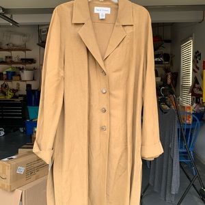 Rena Rowen Suit silk/linen 16w